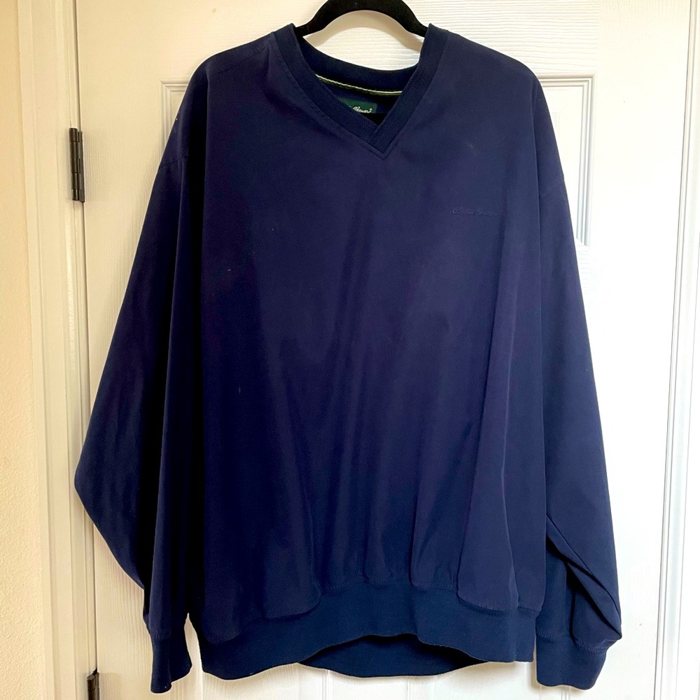 Eddie Bauer Men’s Golf Pullover Size Xl Dark Blue